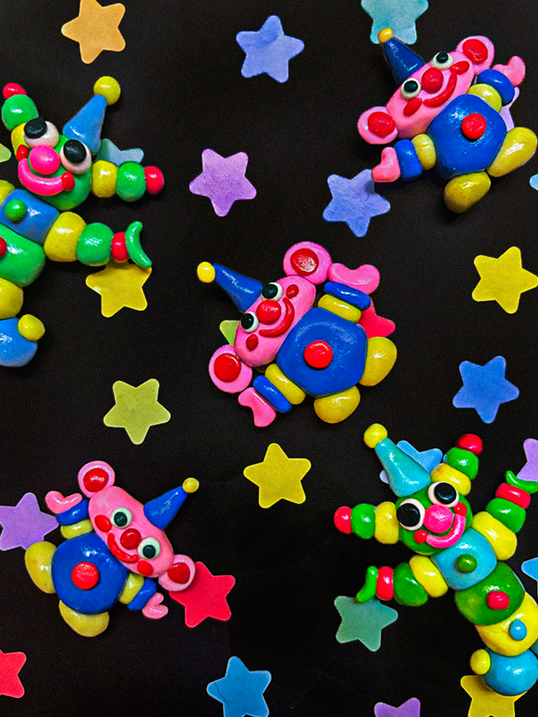 Space Clown Figurine