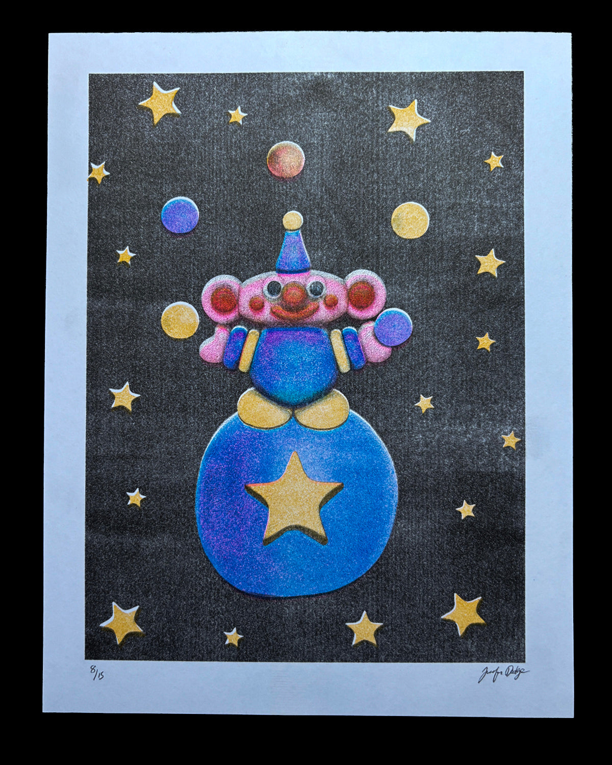Planet Trinket Riso Print