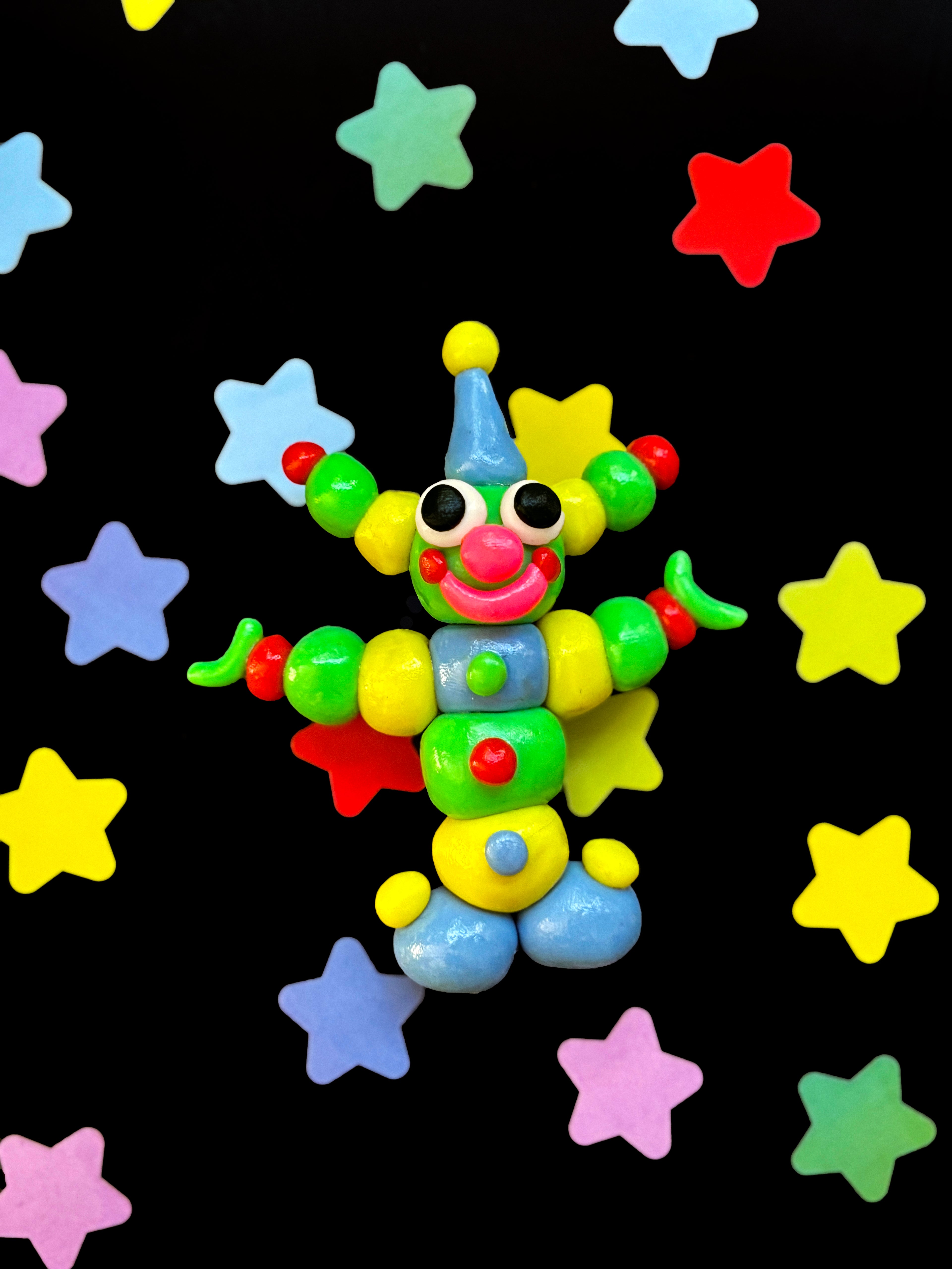 Space Clown Figurine